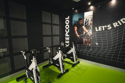 Salle de sport Keepcool Odysseum studio vélos